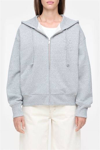 Closed, C95490 Zip jacket, Light grey melange